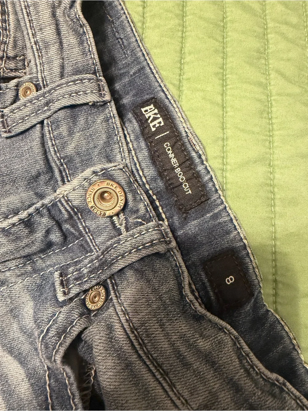 BKE Light Blue Washed Denim Jeans